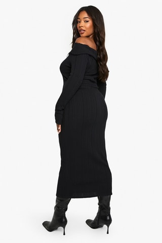 Robe midi - Noir