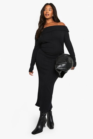 Robe midi - Noir