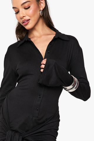 Robe fourreau - Noir
