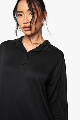 Robe polo - Noir