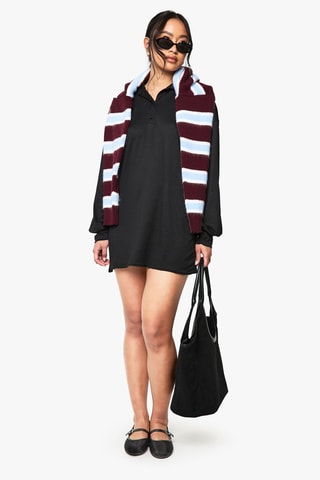 Robe polo - Noir