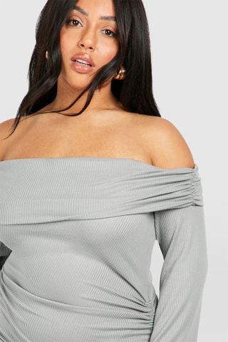 Robe fourreau - Gris clair