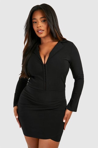 Robe fourreau - Noir