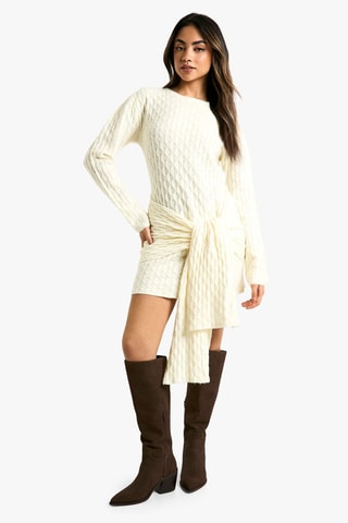Robe pull - Ecru