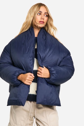 Gewatteerde Jas - Marineblauw