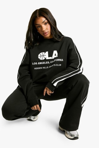 Sweat oversize - Noir et blanc