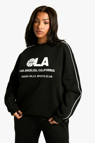 Sweat oversize - Noir et blanc