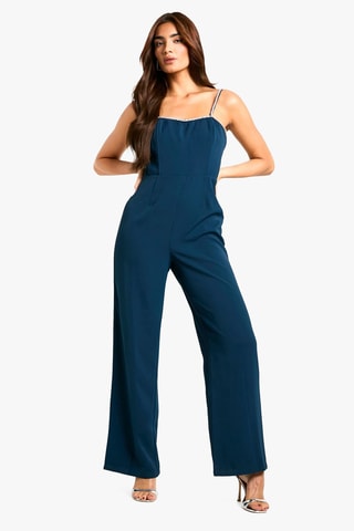 Jumpsuit - Marineblauw