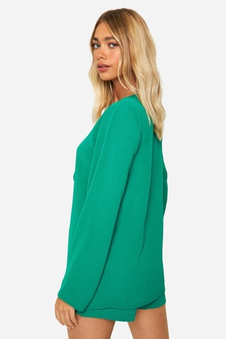 Blouse et short - Vert émeraude