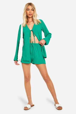 Blouse et short - Vert émeraude