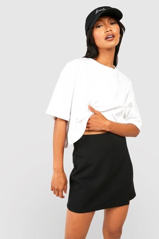 Wikkelrok Hoge Taille - Zwart