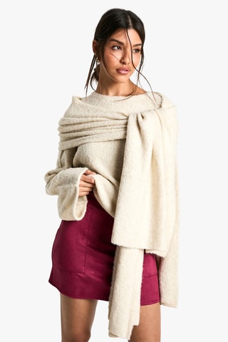 Minijupe taille haute - Bordeaux