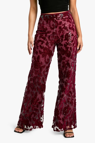 Broek - Bordeauxrood