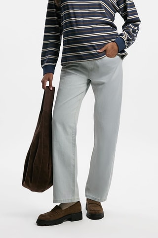 Zwangerschapsjeans Boyfriend Fit - Hemelsblauw