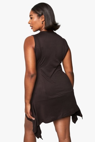 Robe fourreau - Marron