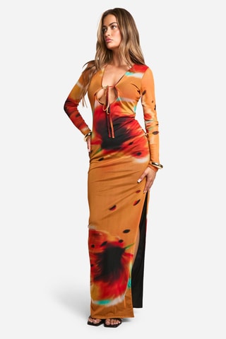 Robe longue - Orange