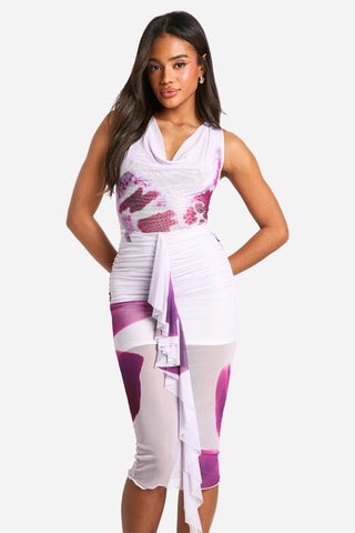 Robe midi - Ivoire