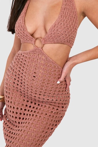 Robe longue - Marron