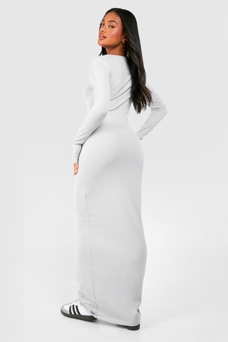 Robe longue - Gris clair