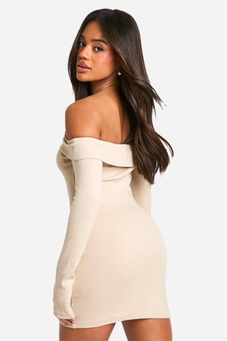 Robe fourreau - Beige
