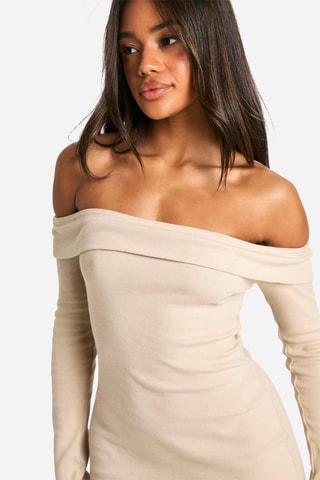 Robe fourreau - Beige