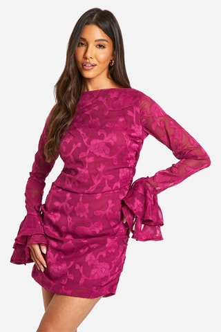 Robe fourreau - Fuchsia