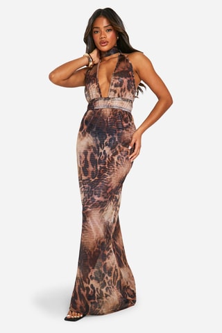 Robe longue - Marron