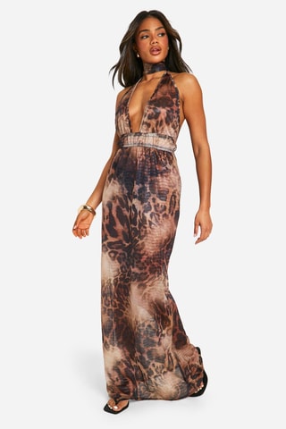 Robe longue - Marron