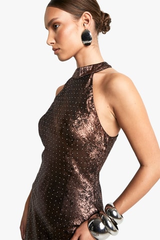 Robe longue - Marron