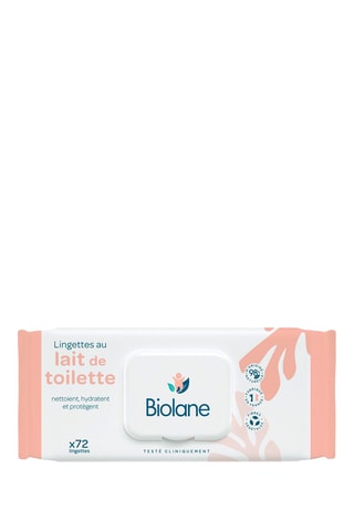 12 x 72 lingettes au lait de toilette