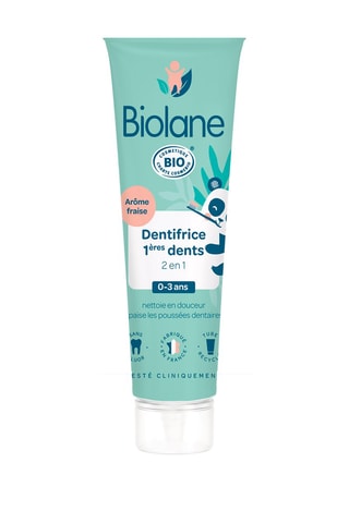 2 dentifrices premières dents arôme fraise 0-3 ans - 2 x 50 ml