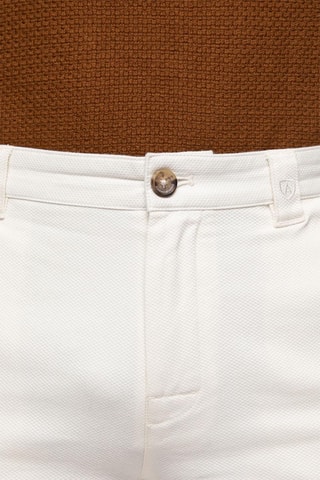 Pantalon slim - Écru