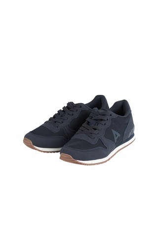 Baskets en nubuck - Bleu marine