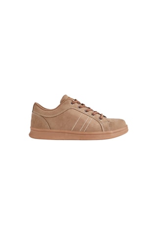 Baskets en nubuck - Beige