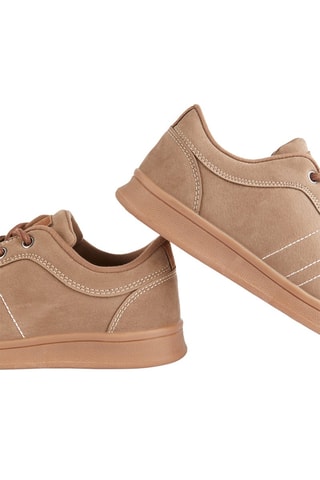 Baskets en nubuck - Beige