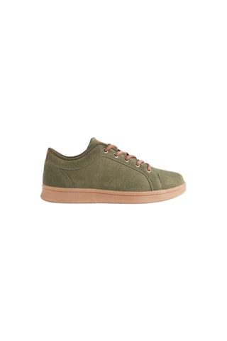 Baskets en nubuck - Vert