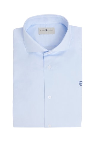 Camisa slim - Azul - Azul