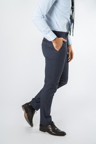 Pantalon slim - Bleu marine