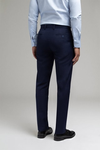 Pantalon de costume slim - Bleu marine