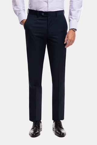 Pantalon de costume slim - Bleu marine