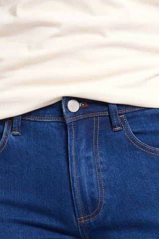 Calças de ganga skinny - Azul-cobalto - Azul
