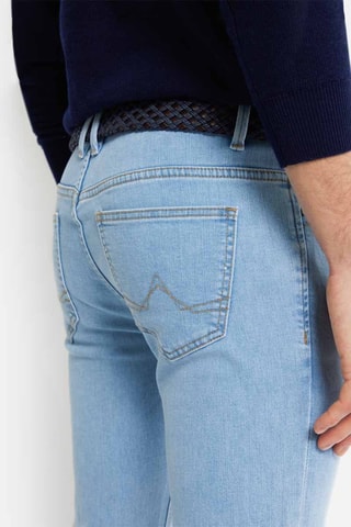 Calças de ganga skinny - Azul-cobalto - Azul