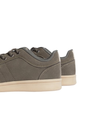 Baskets en nubuck - Vert