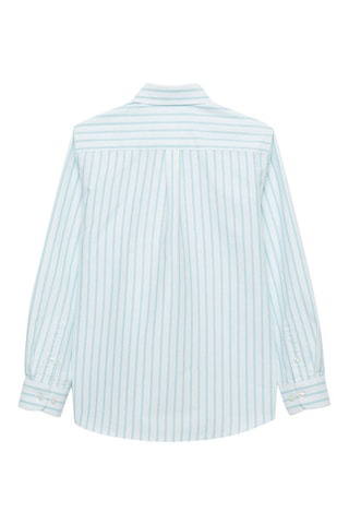 Chemise en coton biologique - Turquoise