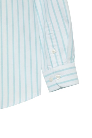 Chemise en coton biologique - Turquoise