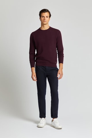 Pantalon slim - Bleu marine