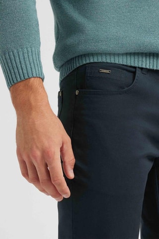 Pantalon slim - Bleu marine