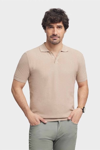 Polo regular - Beige