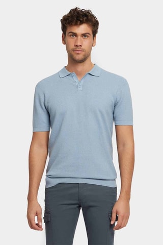 Polo regular - Bleu
