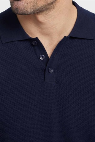 Polo regular - Bleu marine